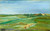 Gallery Edition study of Alfred Partikel's Landschaft mit Feldern.