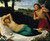 Gallery Edition study of Alphonse Legros's Cupid and Psyche.