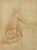 Gallery Edition study of Andrea Boscoli's Kneeling Figure from the Back.