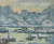 Gallery Edition study of Anna Boberg's Boat with Net. Study from Lofoten.