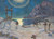 Gallery Edition study of Anna Boberg's The Graveyard in the Mountains. Study from Lofoten.