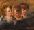 Gallery Edition study of Anonymous's Drie engelenkopjes in wolken.