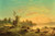 Gallery Edition study of Adolf Chwala's A River Landscape at Sunset.