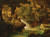 Gallery Edition study of Adolf Chwala's A Rocky Landscape with a River.