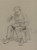 Gallery Edition study of Adolph Tidemand's Gutt som spiser suppe.
