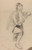 Gallery Edition study of Adolph Tidemand's Knelende mann med foldede hender.
