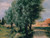 Gallery Edition study of Adolph von Menzel's Building Site with Willows.
