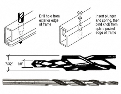 Plunger Latch Step Drill (3 Pack)