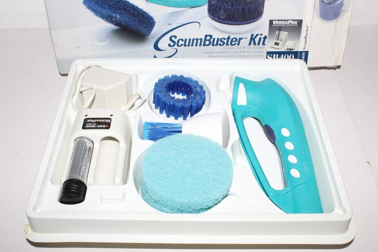 Black & Decker ScumBuster Kit Cordless Tub & Tile Scrubber SB400