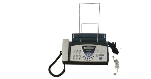 Brother FAX-575 Personal Plain Paper Fax Phone and Copier - Used 01 Brother FAX-575 Personal Plain Paper Fax Phone and Copier - Used 01