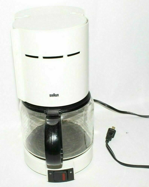 Braun Aromaster KF400 10 Cups Coffee Maker KF460 - White - Used