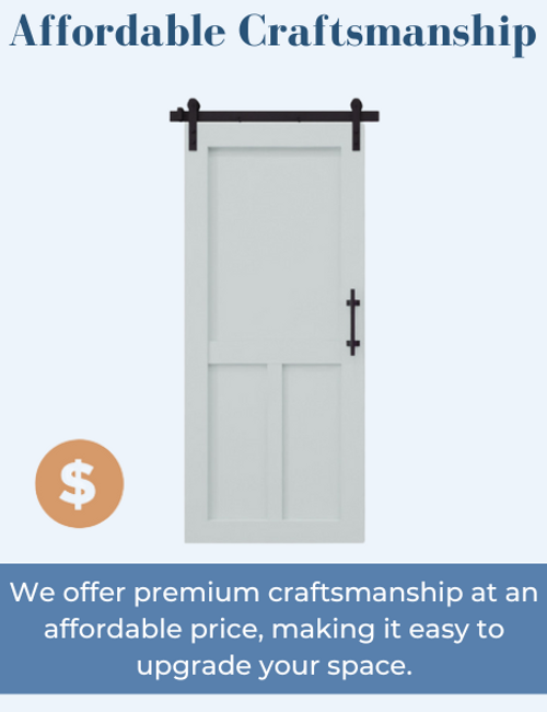 The Allure Sliding Barn Door - Affordable Craftsmanship