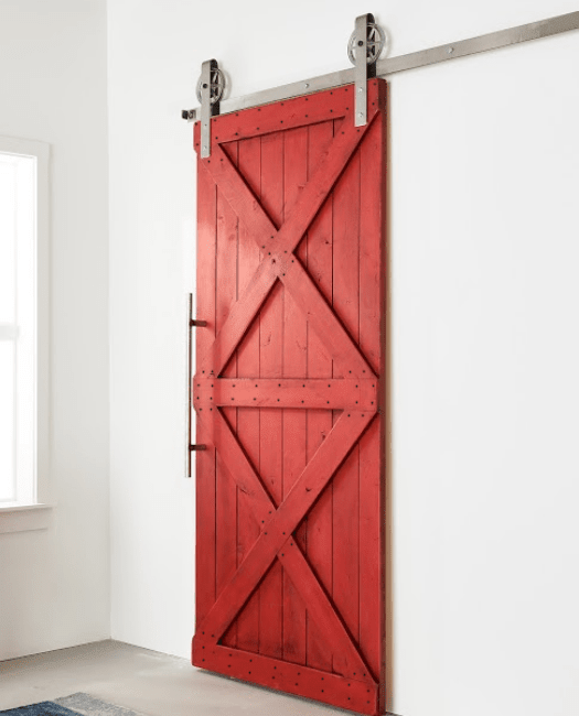 Newport Sliding Barn Door - Lifestyle Bathroom