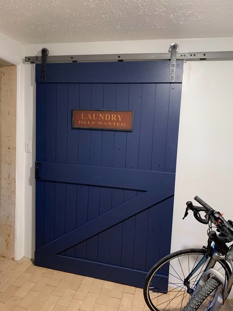 Laundry Room Barn Door - Classic