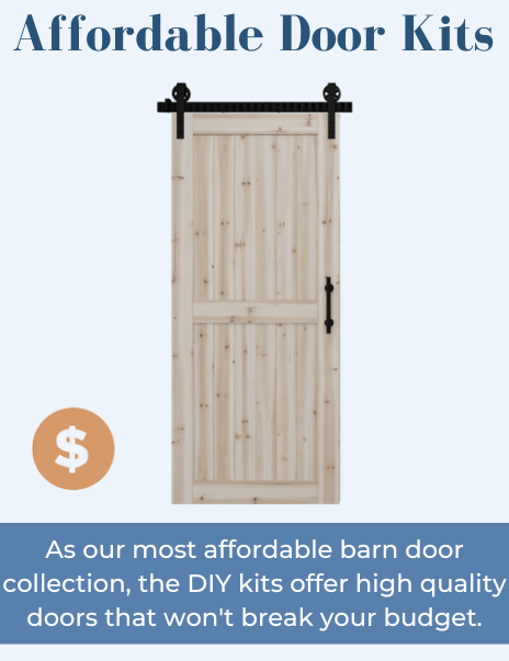 Board & Batten Kit - Bottom X Panel - Affordable Door Kits