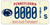 The Penn State University Affinity License plate features the iconic athletics logo—the blue and white Nittany Lion head in a stylized oval shape.
