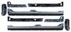 1999-2006 Chevy Gmc Pickup Inner Outer Rocker Panel Cab Corner Set 4Dr Crew Cab