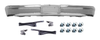 1983-1987 Chevy Gmc Truck Chrome Front Bumper Kit With Brackets And Hardware