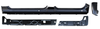 Lh 2007-2013 Chevy & Gmc Pickup Outer Rocker Panel & Cab Corner Set For 4 Door Crew Cab