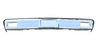 1981-1982 Chevy Gmc Truck Chrome Front Bumper - With Impact Strip Holes