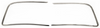 1947-1953 Chevy & Gmc Pickup Exterior Windshield Trim Set -2Pcs