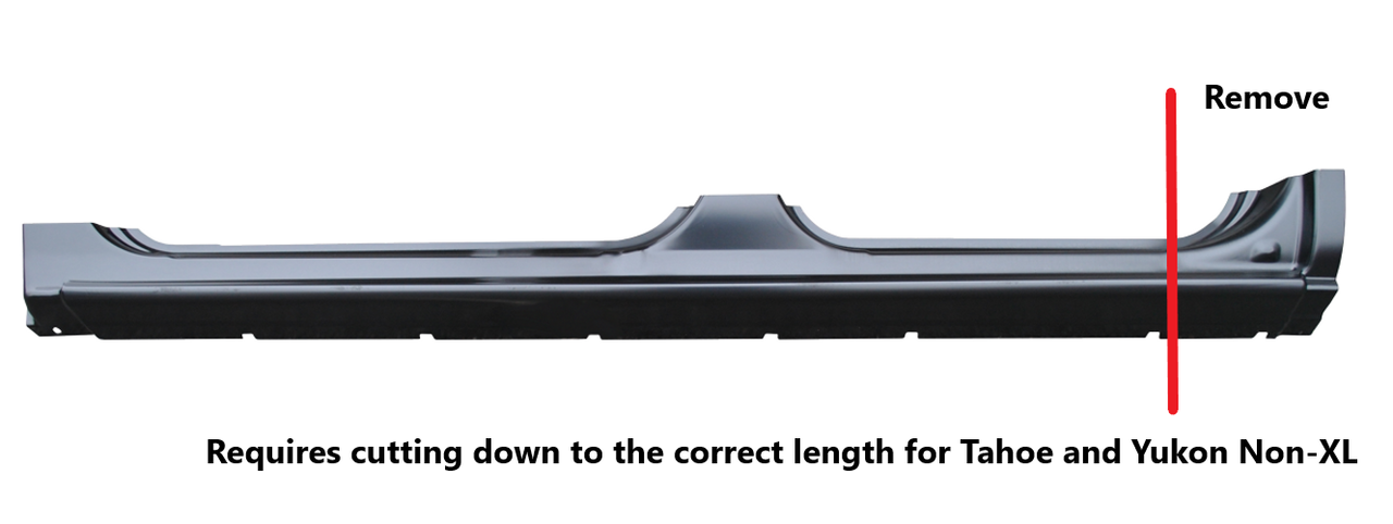 Lh -1999-2006 Chevy & Gmc Truck Full Rocker Panel-4 Door Crew Cab (1 Pc Design)