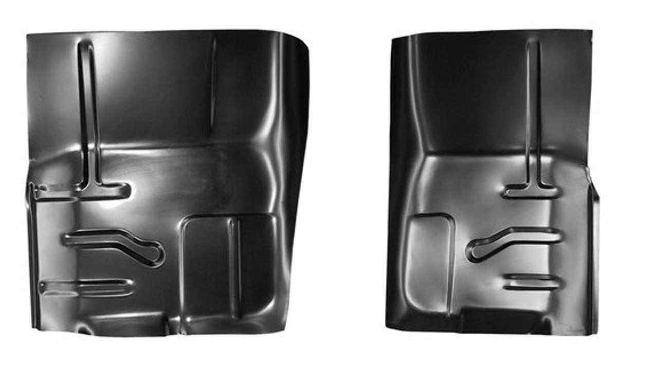 1980-96 and 97-98 f250hd f350 Ford Pickup Bronco Front Floor Pan Sections Pair