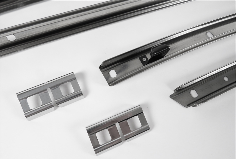 1967-1969 Camaro Firebird Roofrail Weatherstrip Blow Out Clip Set – Correct
