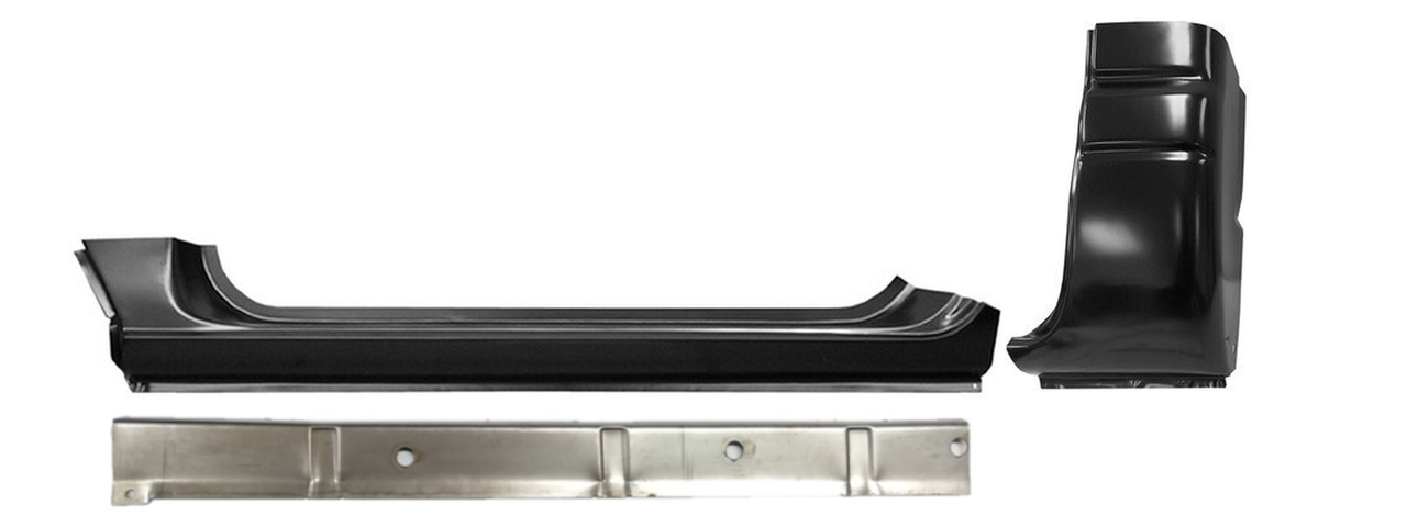 Lh - 1994-2001 Dodge Ram Outer Rocker / Inner Rocker Panel &  Cab Corner (2 Door Standard Cab)