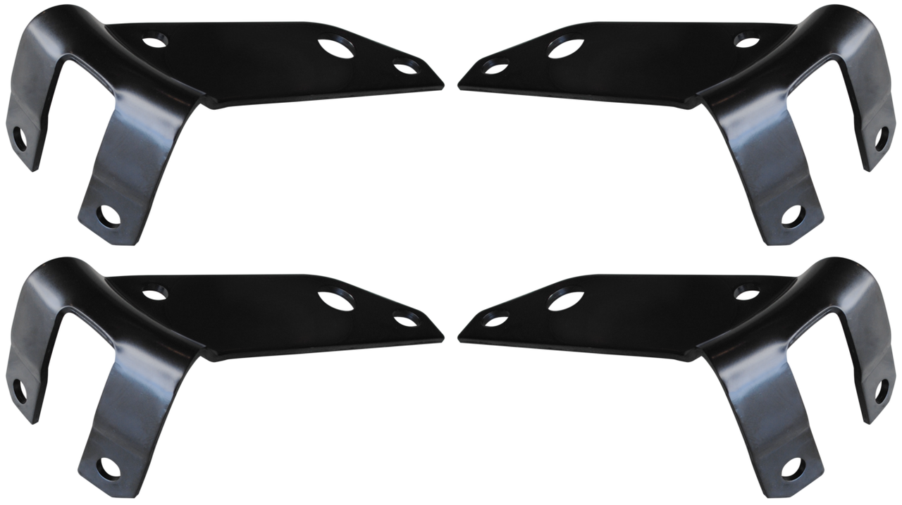 1955 Chevy Bel Air Front And Rear Center Bumper Brackets (Sold As A 4 Pc Set)
