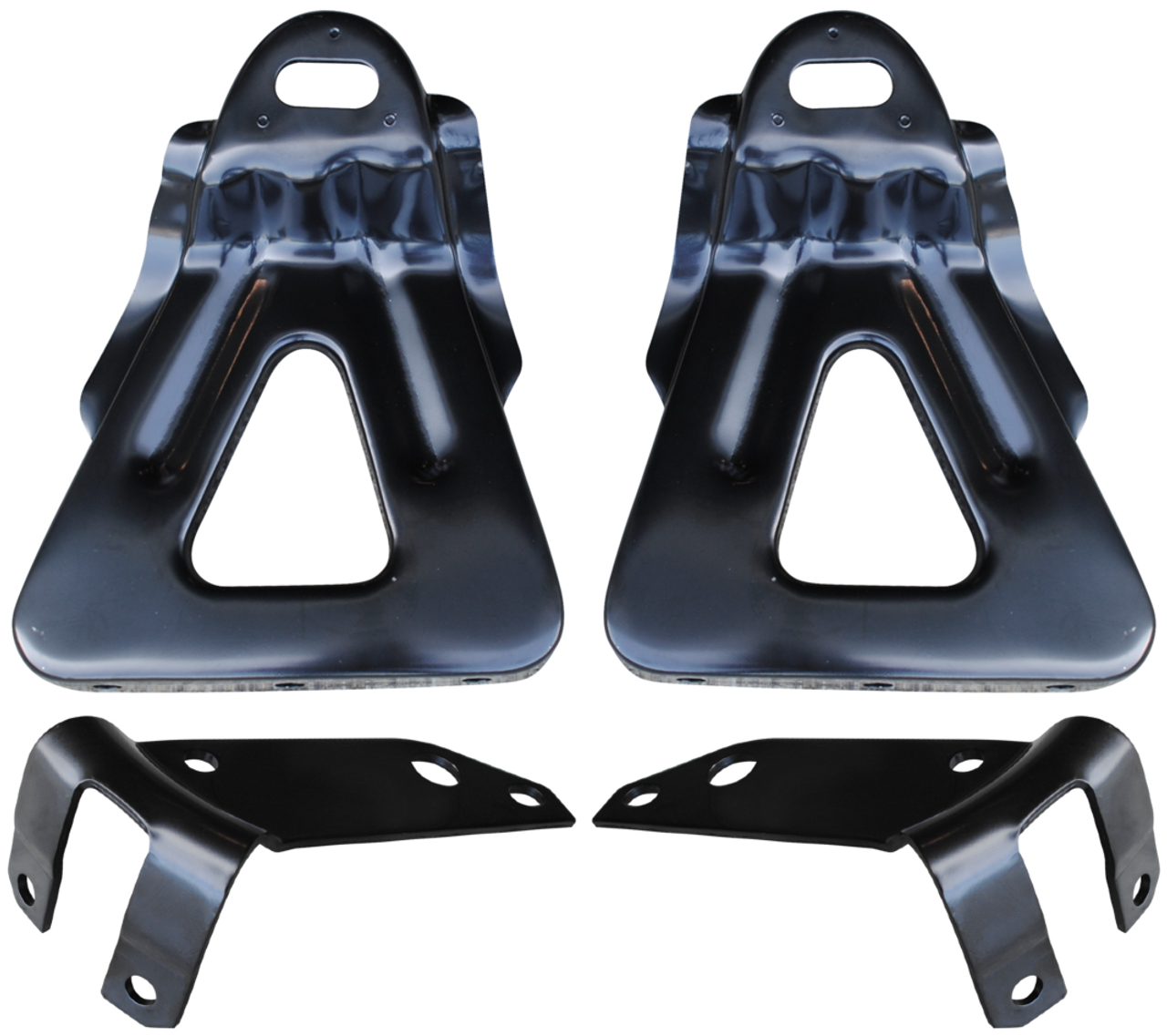 1955 Chevy Bel Air Front Bumper Brackets (Sold As A 4Pc Set)