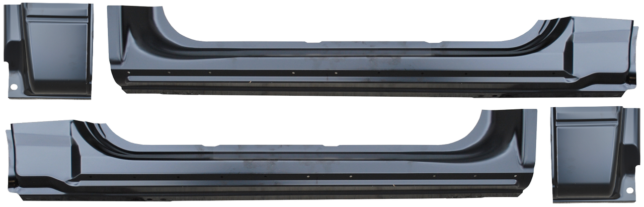 Lh & Rh -2009-2014 Ford Pickup F150 Outer Rocker Panels & Cab Corners (2 Dr Standard Cab)