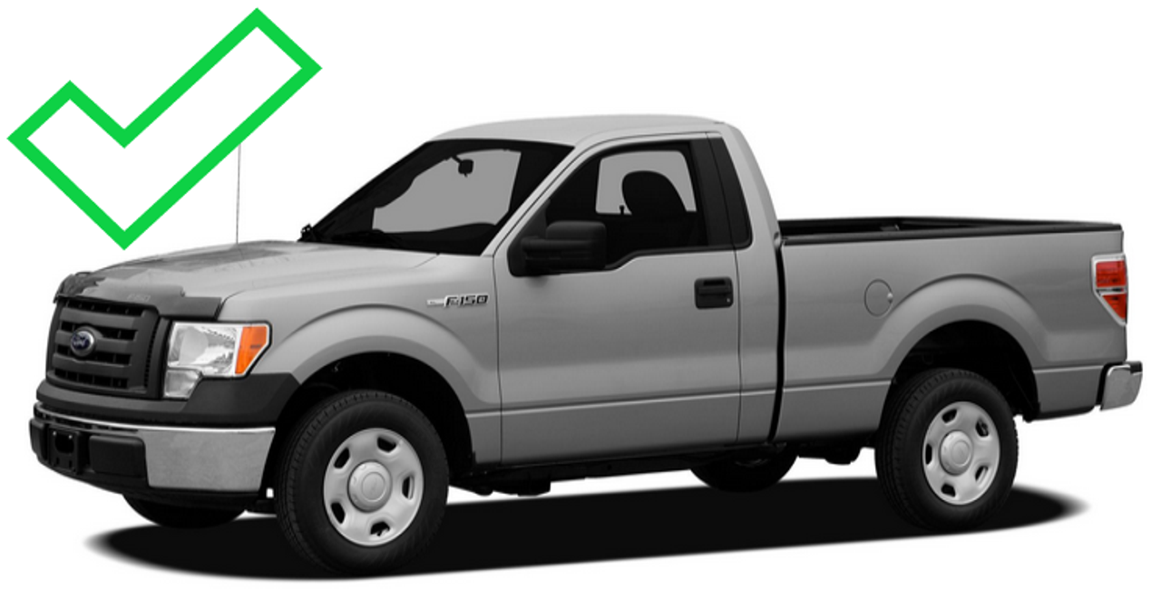 Lh & Rh -2009-2014 Ford Pickup F150 Outer Rocker Panels & Cab Corners (2 Dr Standard Cab)