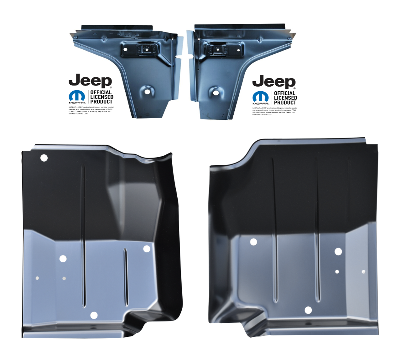 1987-1995 Jeep Wrangler YJ Front Floor Pans & Supports | Body Shop Price