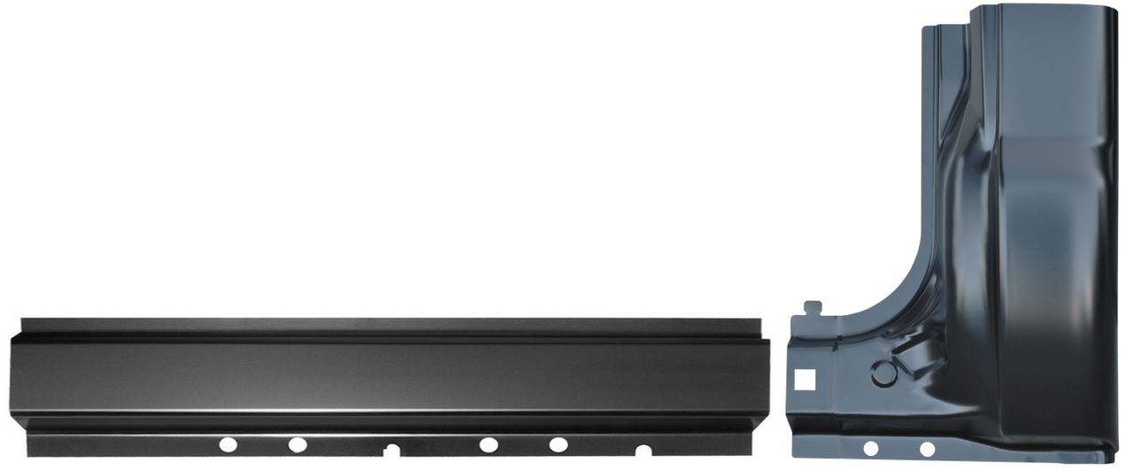 Lh 1999-2016 Superduty Pickup Rocker Panel & Cab Corner (2 Door Std. Cab)