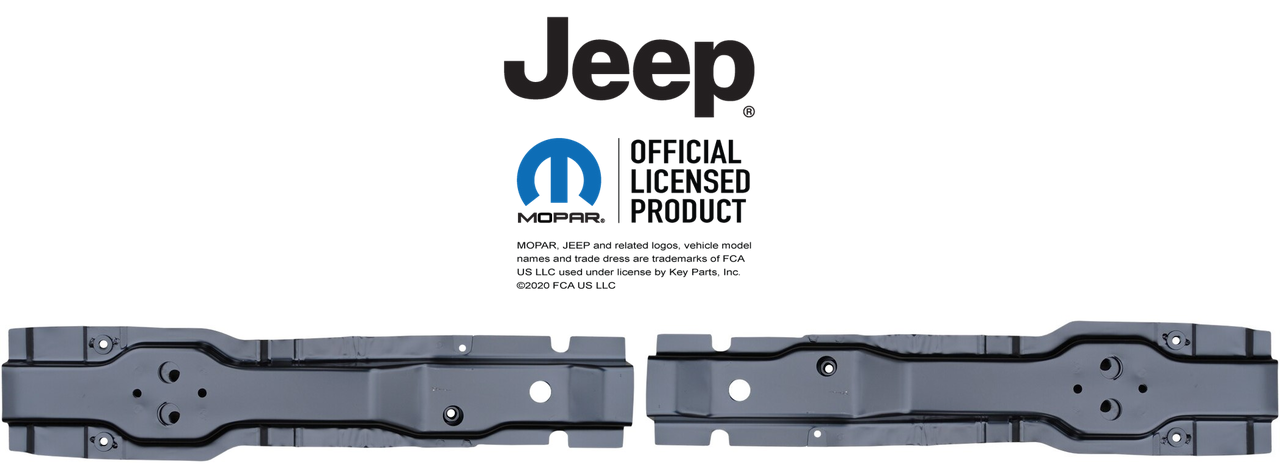 1987-1995 Jeep Wrangler YJ Outboard Floor Supports (Sold As Pair)