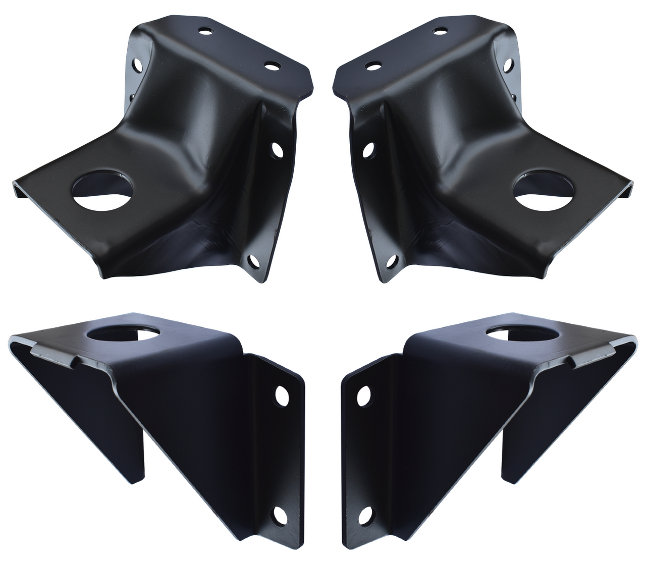 1967-1972 Chevy & Gmc Pickup Front And Rear Frame Side Mount Set