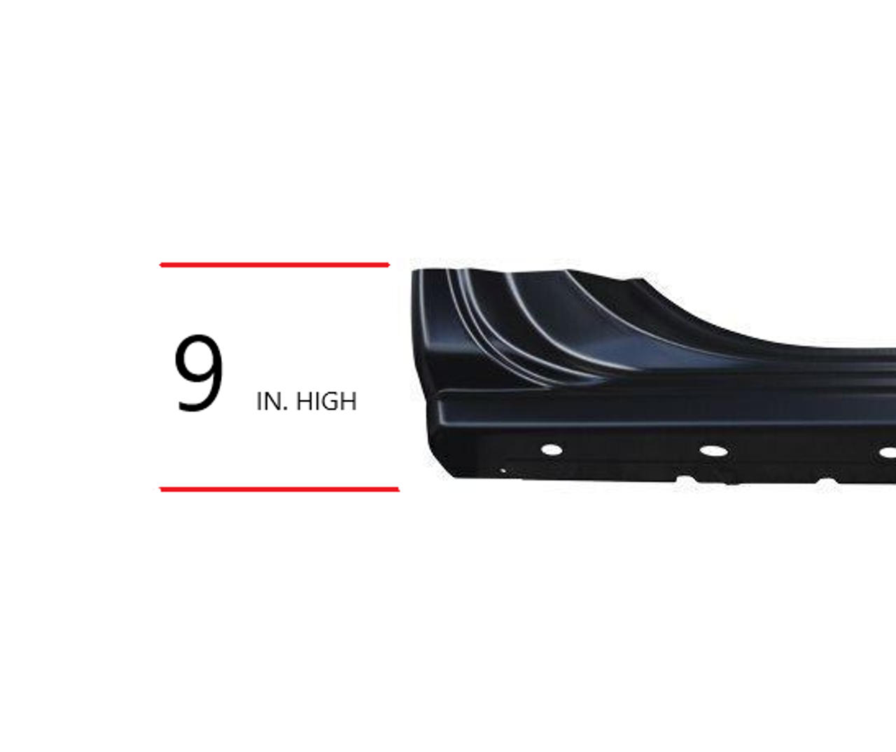 Rh 2014-2018 Chevy & Gmc Pickup Factory Style Rocker Panel Fits 31.5 inch Wide Rear Door