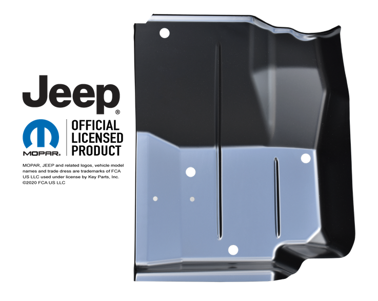 1976-1983 Jeep CJ5 Front And Rear Floor Pan Set (4 Pieces)