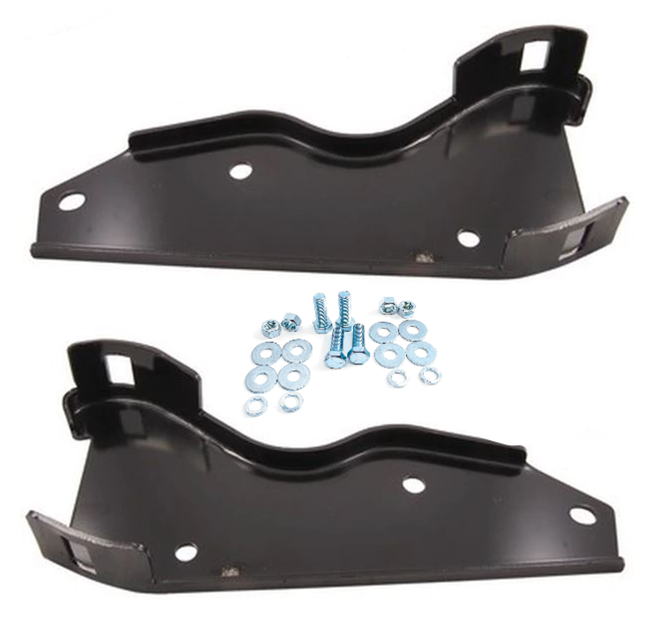 1973-1979 Ford Pickup Inner Rear Bumper Brackets Styleside (Pair)