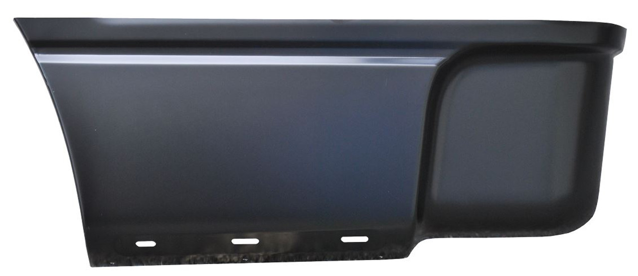 Lh  2004-2008 Ford F150 Pickup Bedside Lower Rear Section (Without Molding Holes)