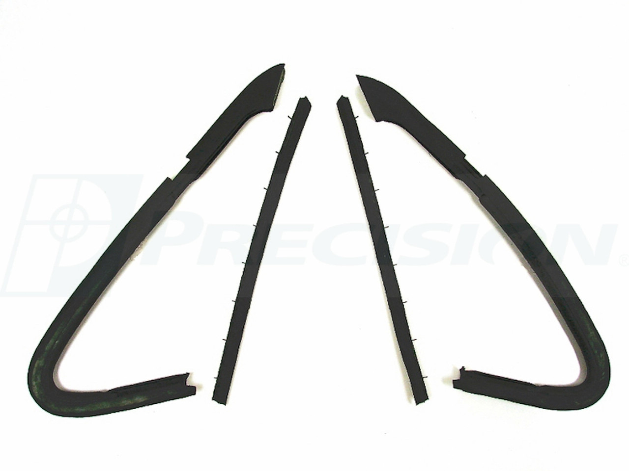 1981-1985 Chevy Gmc Truck Vent Glass Frames and Gaskets 6 Piece