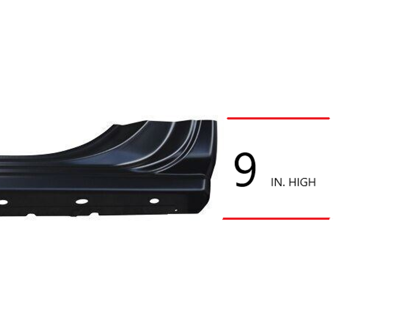 Lh 2014-2018 Chevy Gmc Pickup Factory Style Outer/Inner Rocker Panel Fits 31.5 inch Wide Rear Door