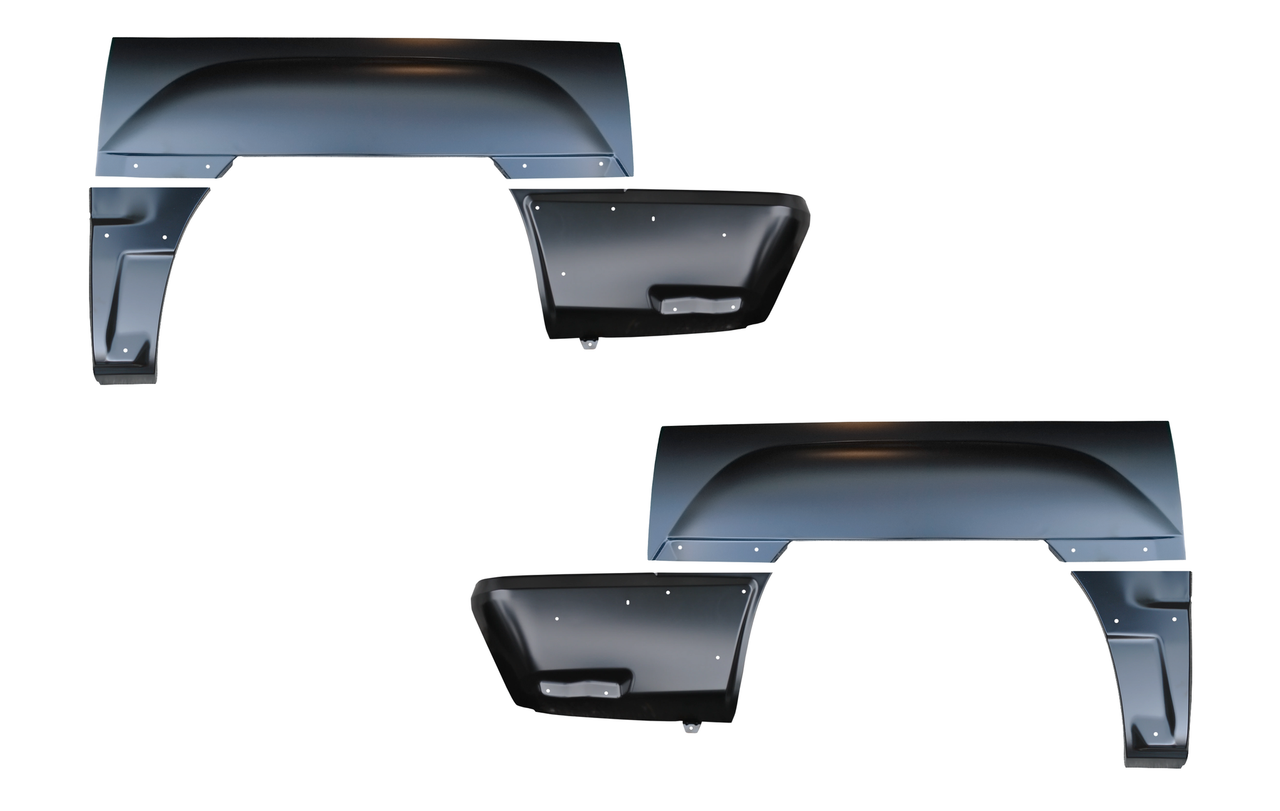 2002-2006 Chevy Avalanche Rear Quarter Repair Sections KIT For Models With Side Cladding 2002-2006 Chevy Avalanche Rear Quarter Repair Sections KIT For Models With Side Cladding