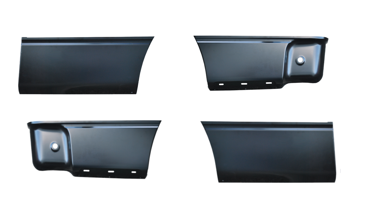 2009-2014 Ford F150 Pickup 6'.5 long Bedside Lower Front/Rear Sections (Without Molding Holes)