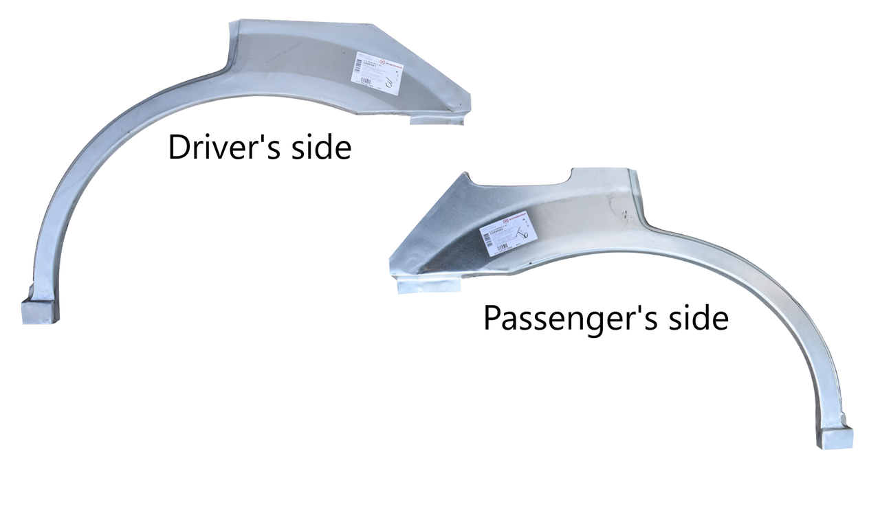 Pair Of Rear Wheel Arch Panels For 1949-1951 Ford – Unfinished Steel, ClassicParts4U