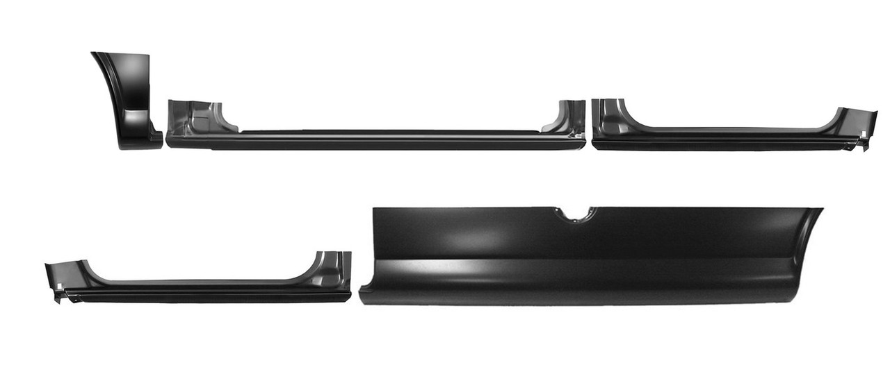 1996-2022 Express Savana Van Outer Rocker Panel & Quarter Panel Repair Kit For SWB