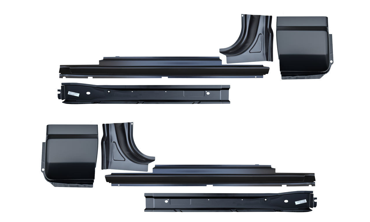 1986-1992 Comanche MJ-Series Pickup OE Inner/Outer Rocker Rear Pillar and Cab Corner SET