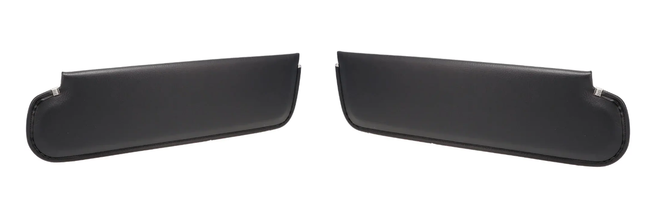 1967-1972 Chevy & Gmc Truck Sunvisor Pad without bracket - Black - LH & RH Sold as PAIR