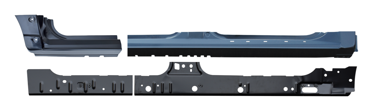 Rh 2007-2017 Ford Expedition EL Factory Style Outer /Inner Rocker Panels-4 Piece KIT